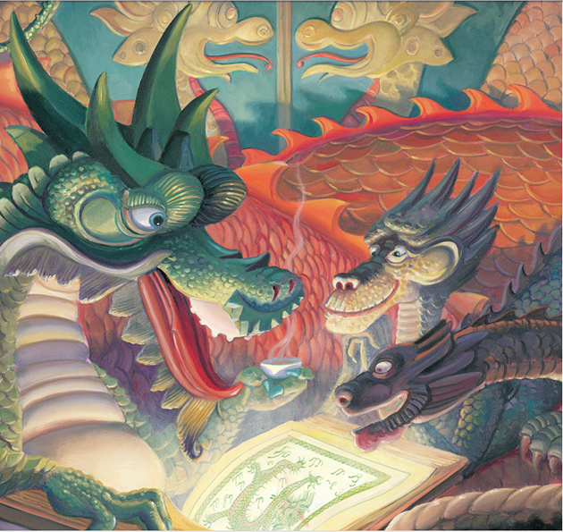 Art by Bryn Barnard from the January 2014 issue of LADYBUG Art by Bryn Barnard