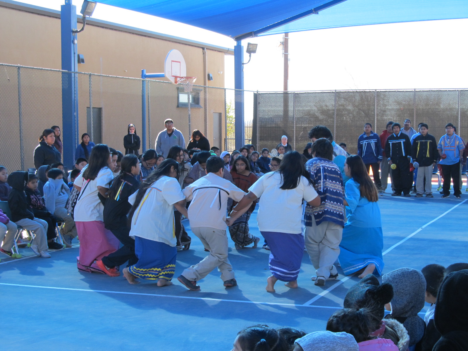 Students Performing Traditional Indian Dances