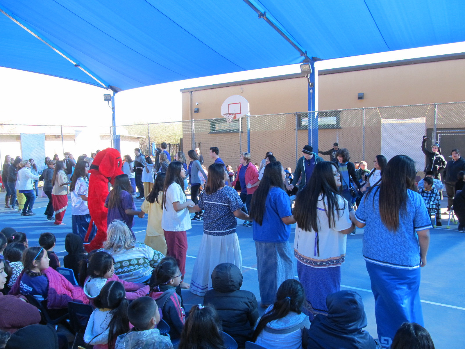 Students Performing Traditional Indian Dances