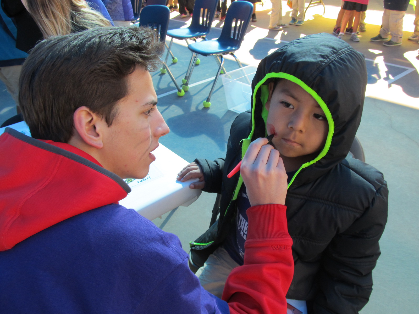 Volunteer Face Painting