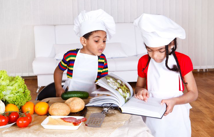 kids cooking