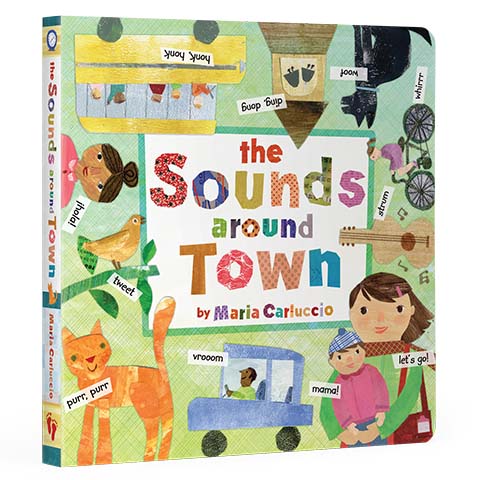 The cover for the book, Sounds Around Town.