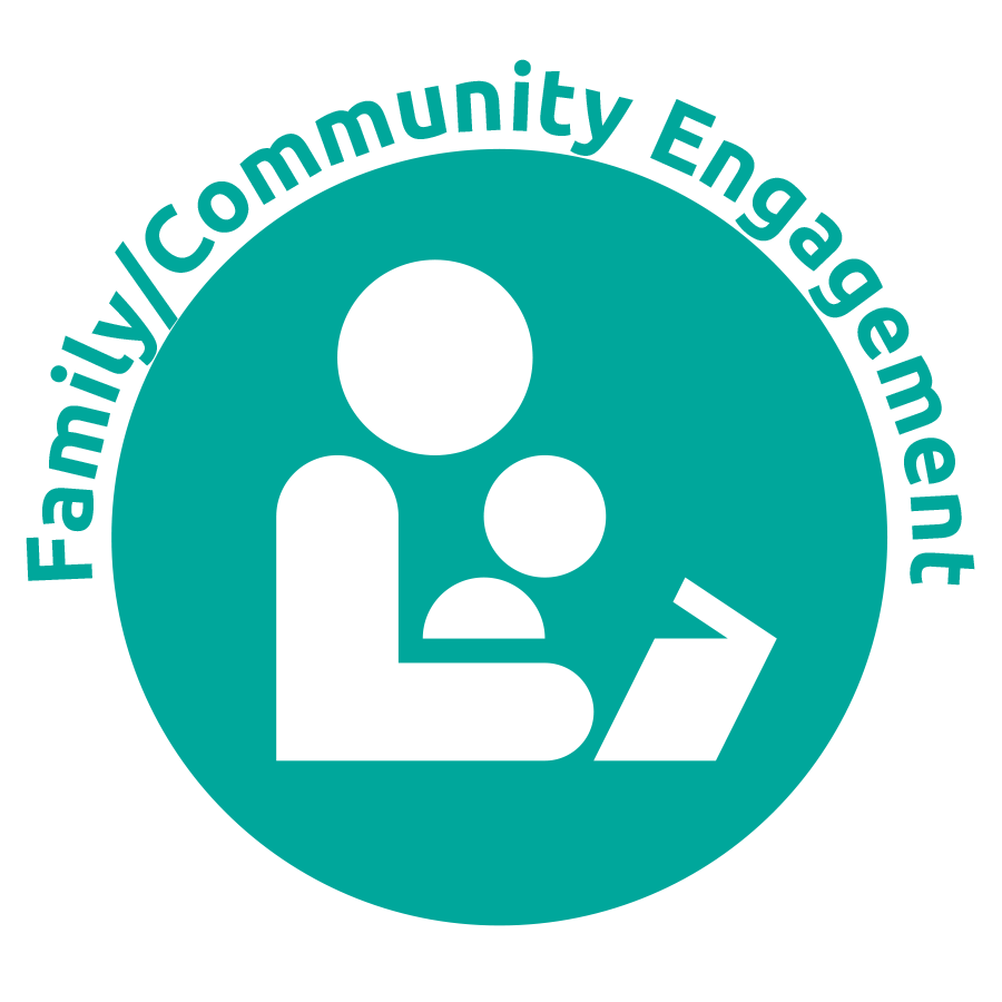 icon of parent and child reading together