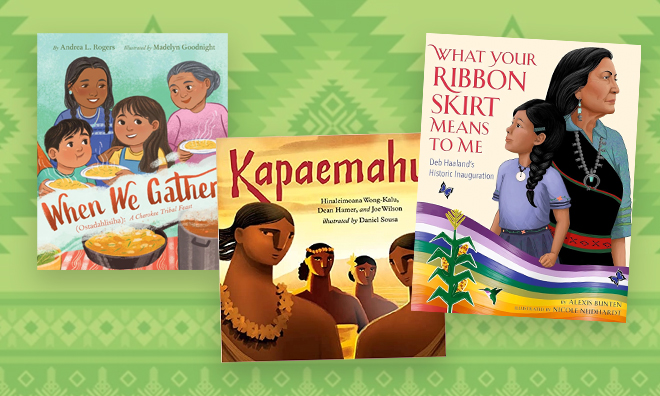 Book covers of native stories