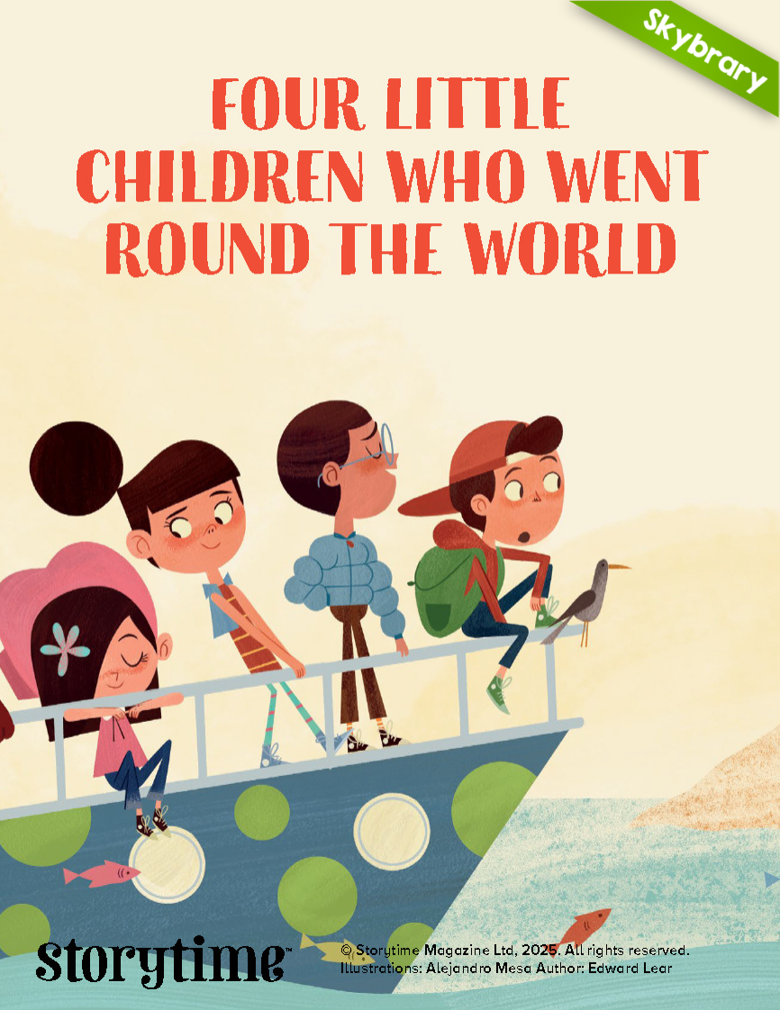 Four Little Children Who Went Round the World book cover