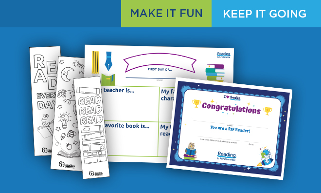 samples of the sheets included in the literacy kit pack