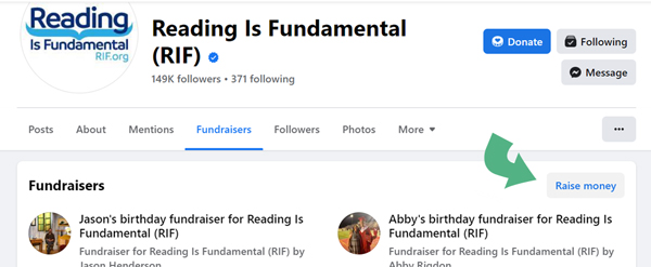 Raise money on Facebook
