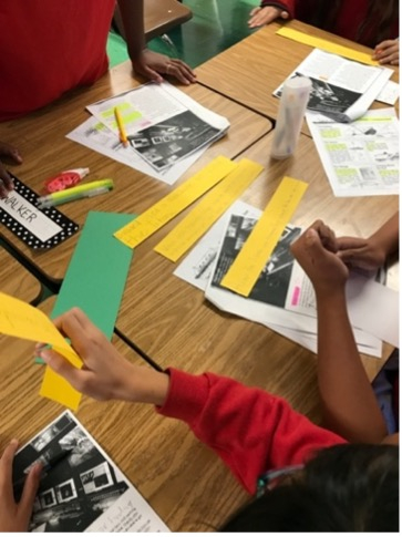 Kids working on assignment