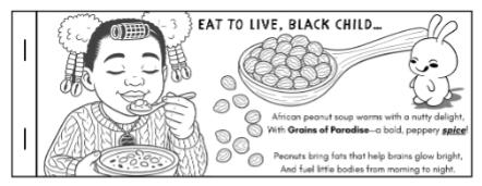 Graphic from Eat to Live, Black Child