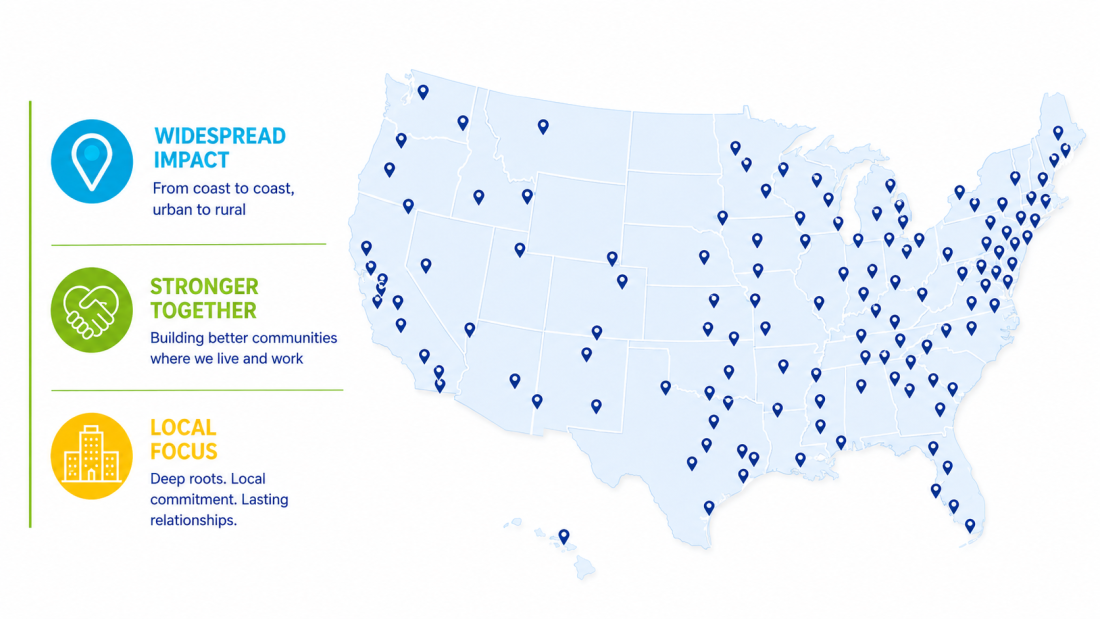 US map with Amazon activations