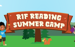 RIF reading summer camp banner