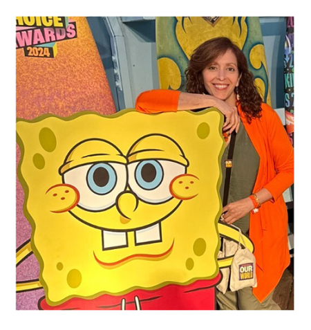Martha with Spongebob