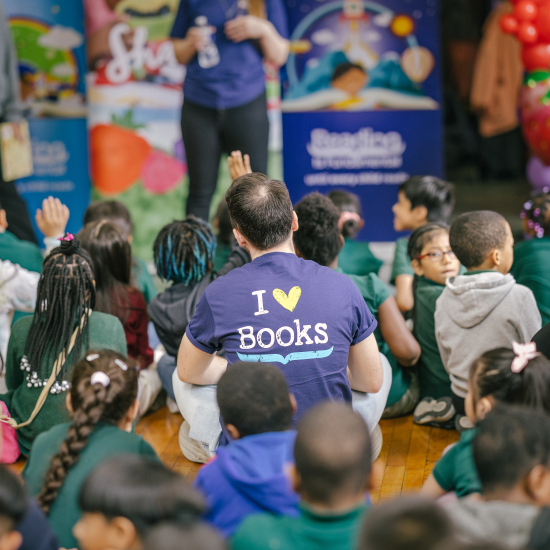 I Heart Books shirt RIF reading event