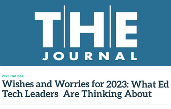 The Journal article graphic for article "Wishes and Worries for 2023"