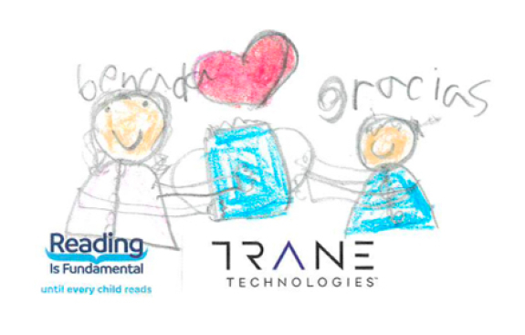 Trane Tech and RIF Share Book Joy 