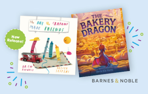 Bakery Dragon & The day the crayons made friends book covers