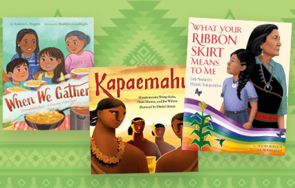Book covers of native stories