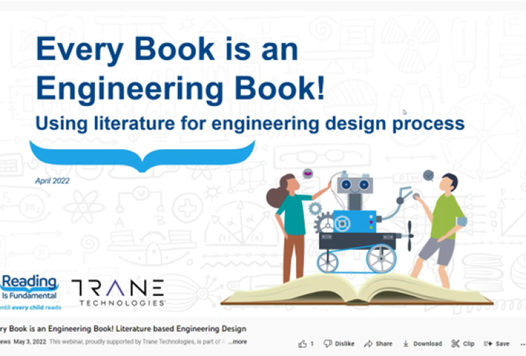Webinar slide of a Trane-sponsored webinar