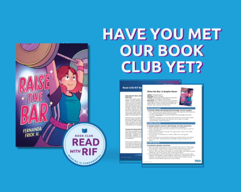 Graphic of book club and resources