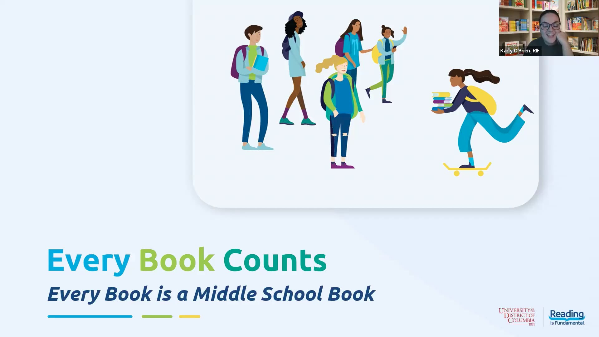 Every Book is a Middle School Book webinar