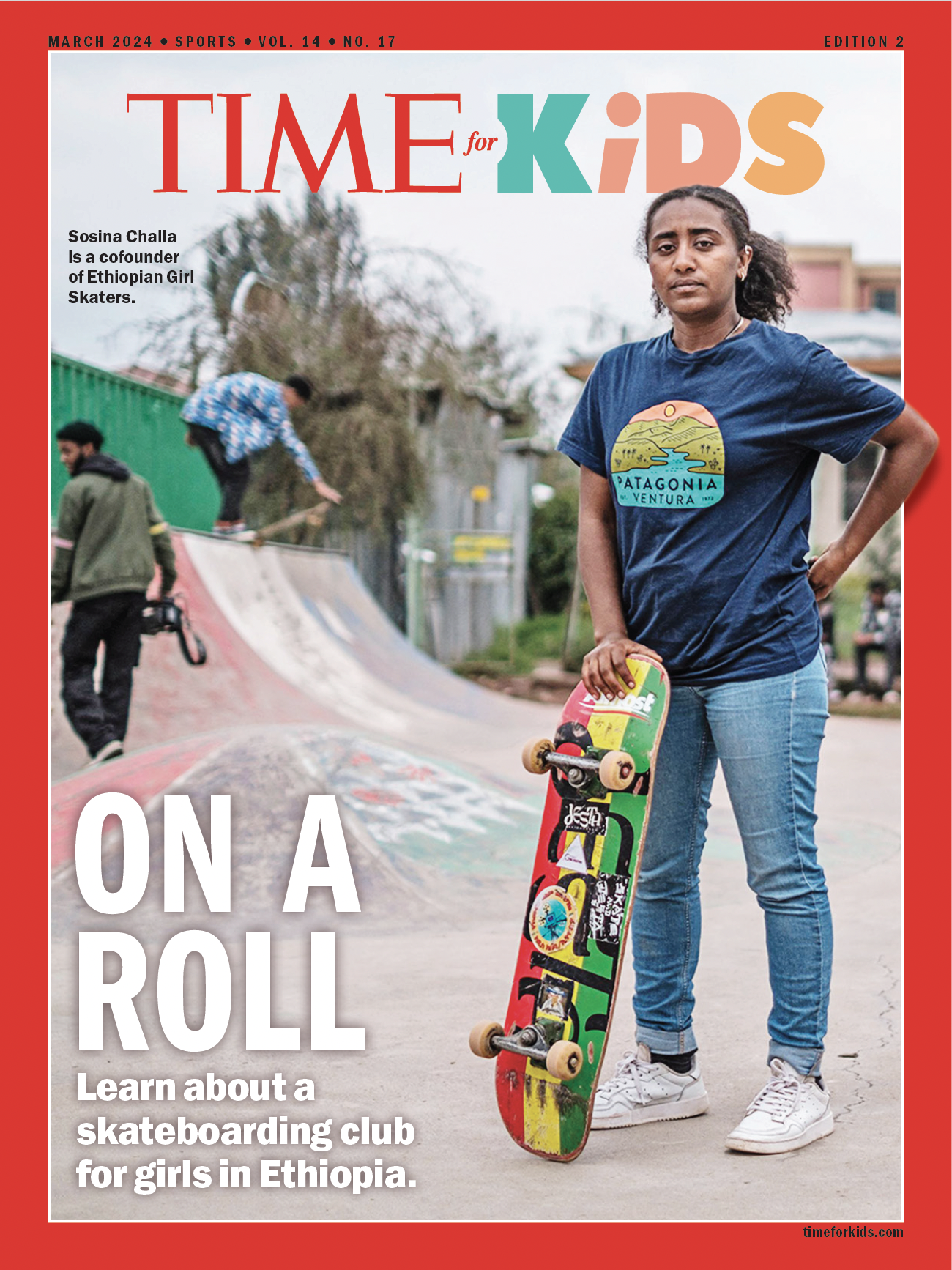 Woman with Skateboard