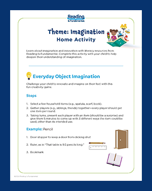 Imagination Activity Cover Page