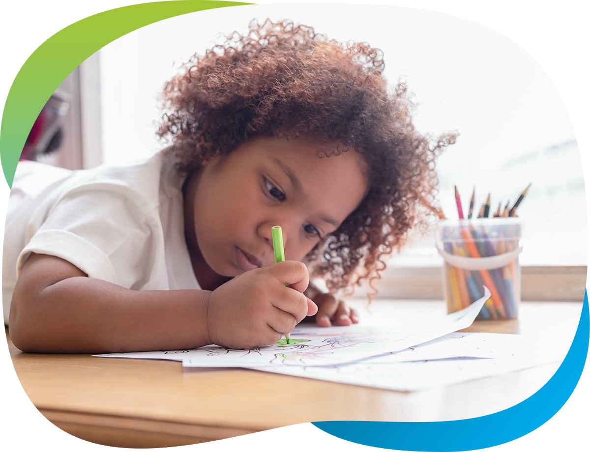 toddler writing