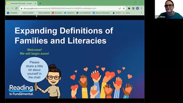 Expanding Definitions of Families and Literacies Webinar