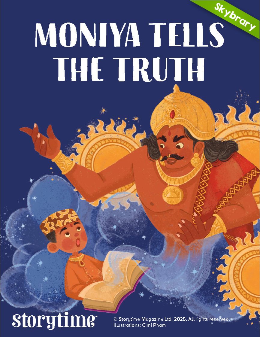 Moniya Tells the Truth book cover Moniya Tells the Truth book cover