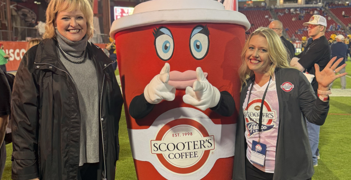 Alicia with Scooter's Coffee