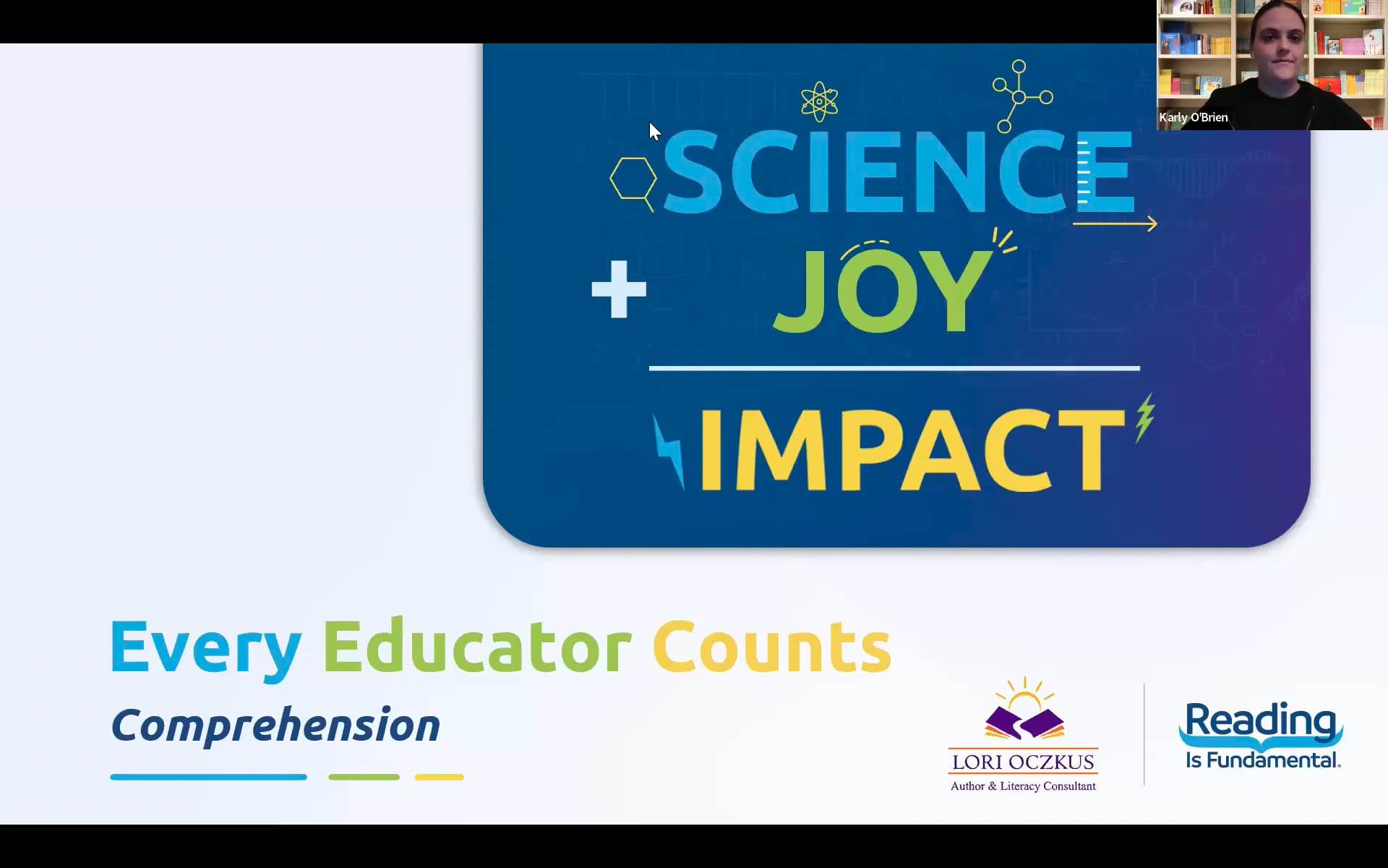 Comprehension webinar first slide